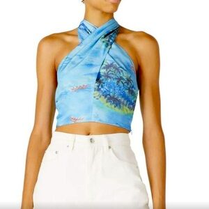 Staud Kai Tropical Halter Top